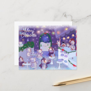 Frohe Weihnachten Snowman Cafe