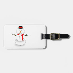 Frohe Weihnachten Snowman Gepäckanhänger