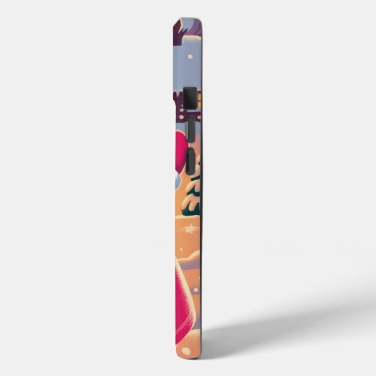 Frohe Weihnachten Snowman iPhone / iPad Fall Case-Mate iPhone Hülle (Rückseite / Links)