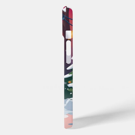 Frohe Weihnachten Snowman iPhone / iPad Fall Case-Mate iPhone Hülle (Rückseite / Links)