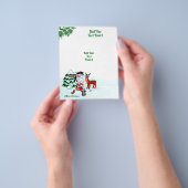 Frohe Weihnachten! Snowman mit Freunden Flyer (Gruppe)