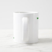 Frohe Weihnachten! Snowman mit Freunden Jumbo-Tasse (Rückseite)