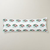 Frohe Weihnachten! Snowman mit Freunden Seitenschläferkissen (Rückseite)