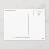 Frohe Weihnachten Snowman On Skis (Rückseite)