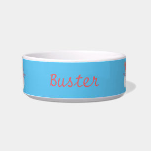 Frohe Weihnachten Snowman Personalisiert Pet Bowl Napf