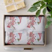 Frohe Weihnachten Snowman Seidenpapier (Geschenk)