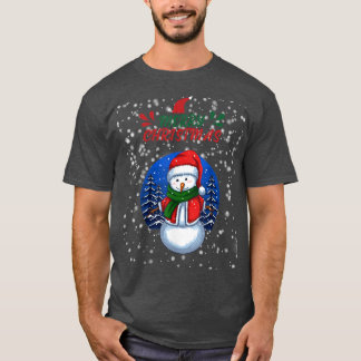 Frohe Weihnachten Snowman Snow Holidays T-Shirt