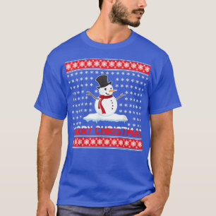 Frohe Weihnachten Snowman T - Shirt