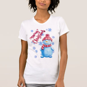 Frohe Weihnachten Snowman T-Shirt