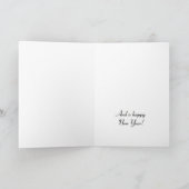 Frohe Weihnachten Snowman und Border Collie Karte (Innenseite)