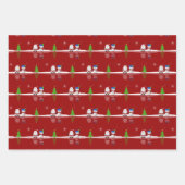 Frohe Weihnachten Snowman und Weihnachten Geschenkpapier Set (Vorderseite 2)