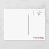 Frohe Weihnachten Snowy Chipmunk (Rückseite)