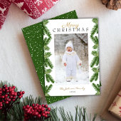 Frohe Weihnachten Snowy Pine