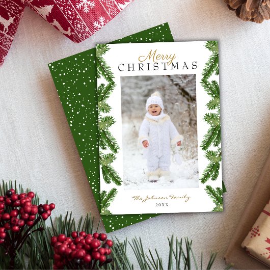 Frohe Weihnachten Snowy Pine