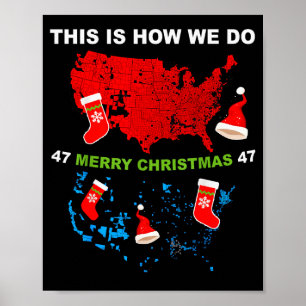 Frohe Weihnachten So machen wir das Trump gewinnt Poster