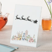 Frohe Weihnachten Sockelschild (In Situ)