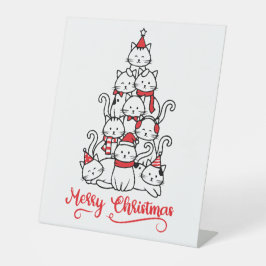 Frohe Weihnachten Sockelschild