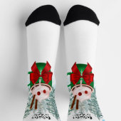 Frohe Weihnachten Socken (Oben)