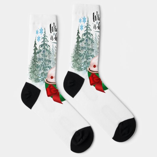 Frohe Weihnachten Socken (Rechts)