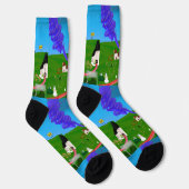 Frohe Weihnachten! Socken (Rechts)