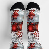 Frohe Weihnachten Socken (Oben)