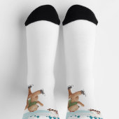 Frohe Weihnachten Socken (Oben)