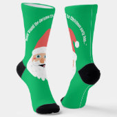 Frohe Weihnachten Socken (Gewinkelt)