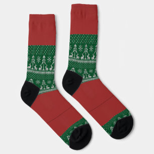 Frohe Weihnachten Socken