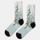 Frohe Weihnachten Socken (Linkes Detail)