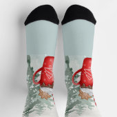 Frohe Weihnachten Socken (Oben)