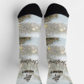 Frohe Weihnachten Socken (Oben)
