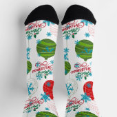 Frohe Weihnachten Socken (Oben)