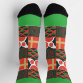 Frohe Weihnachten Socken (Oben)
