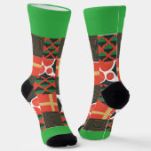 Frohe Weihnachten Socken (Gewinkelt)