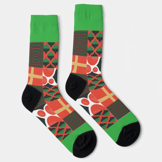 Frohe Weihnachten Socken (Rechts)