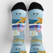 Frohe Weihnachten Socken (Oben)