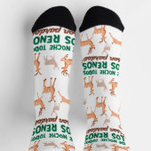 Frohe Weihnachten Socken (Oben)