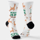 Frohe Weihnachten Socken (Gewinkelt)