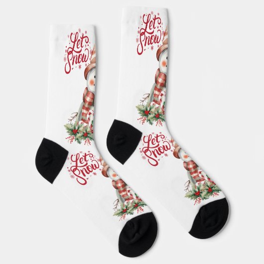 Frohe Weihnachten Socken (Rechts)