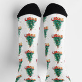 Frohe Weihnachten Socken (Oben)