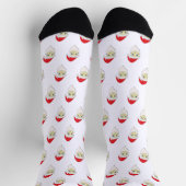 Frohe Weihnachten Socken (Oben)