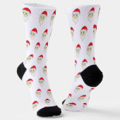 Frohe Weihnachten Socken (Gewinkelt)