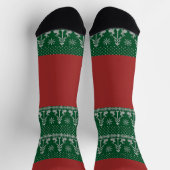 Frohe Weihnachten Socken (Oben)
