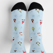 Frohe Weihnachten Socken (Oben)