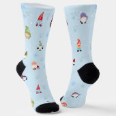 Frohe Weihnachten Socken (Gewinkelt)