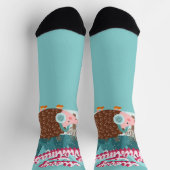 Frohe Weihnachten Socken (Oben)