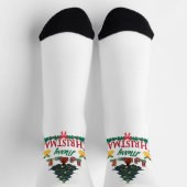 Frohe Weihnachten Socken (Oben)