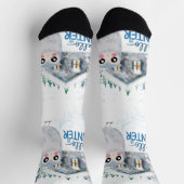 Frohe Weihnachten Socken (Oben)