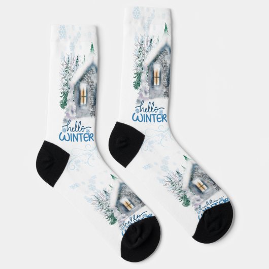 Frohe Weihnachten Socken (Rechts)