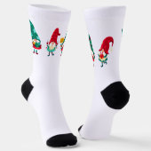 Frohe Weihnachten  Socken (Gewinkelt)